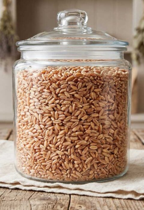 Farro koken, maar eerst goed spoelen