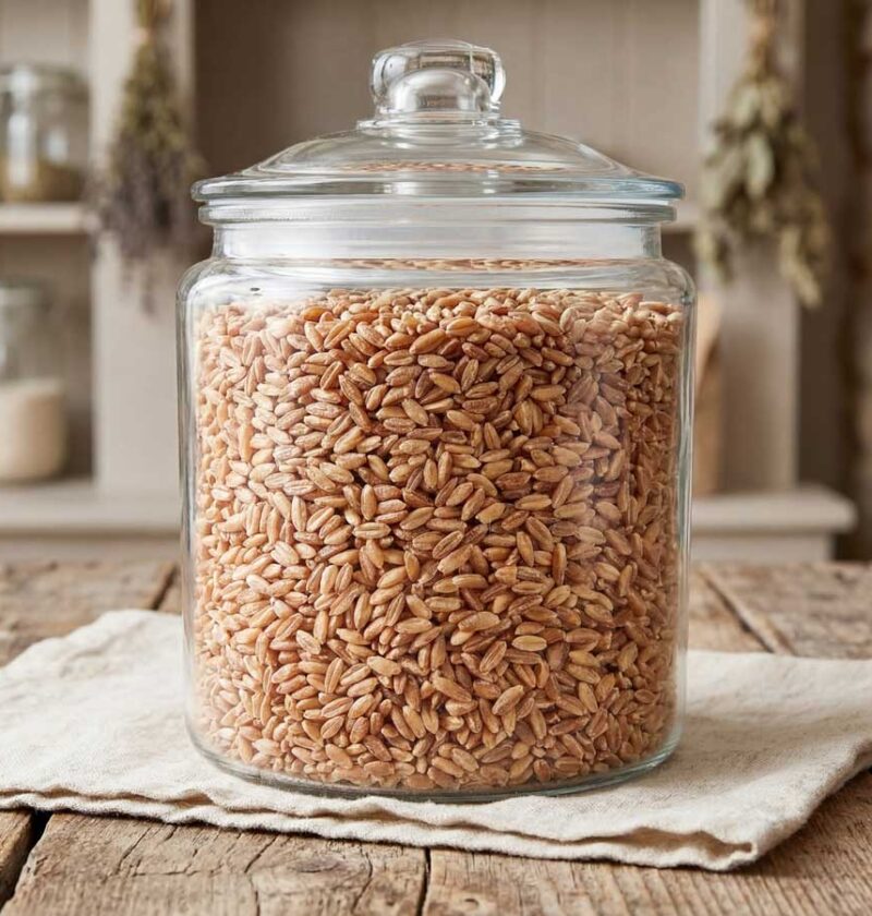 Farro koken, maar eerst goed spoelen