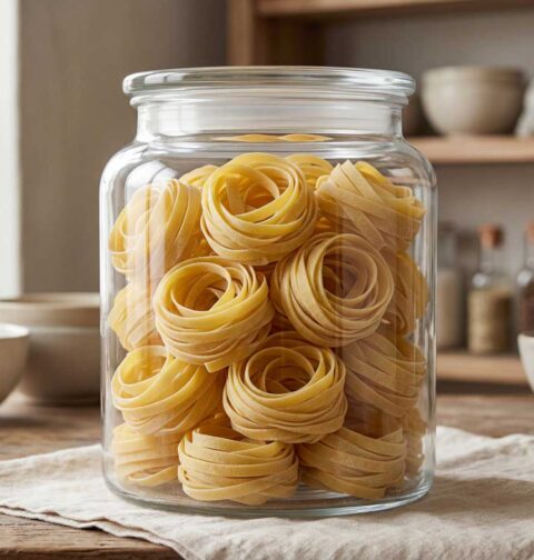Fettuccine koken in 4 liter water met zout, door Wilhelmus Hengstmengel