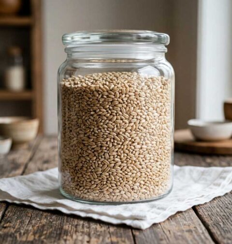 Gort koken door eerst langdurig te laten weken