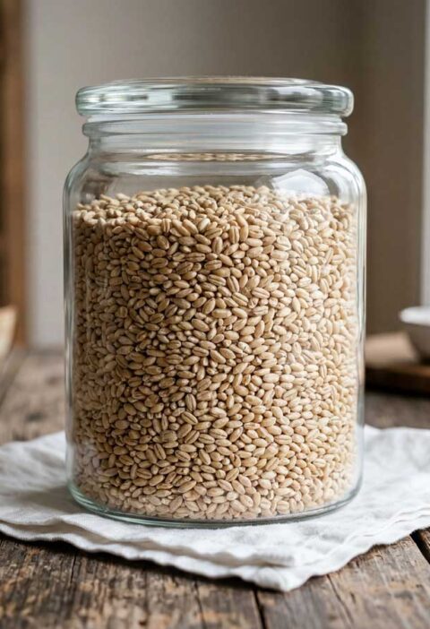 Gort koken door eerst langdurig te laten weken