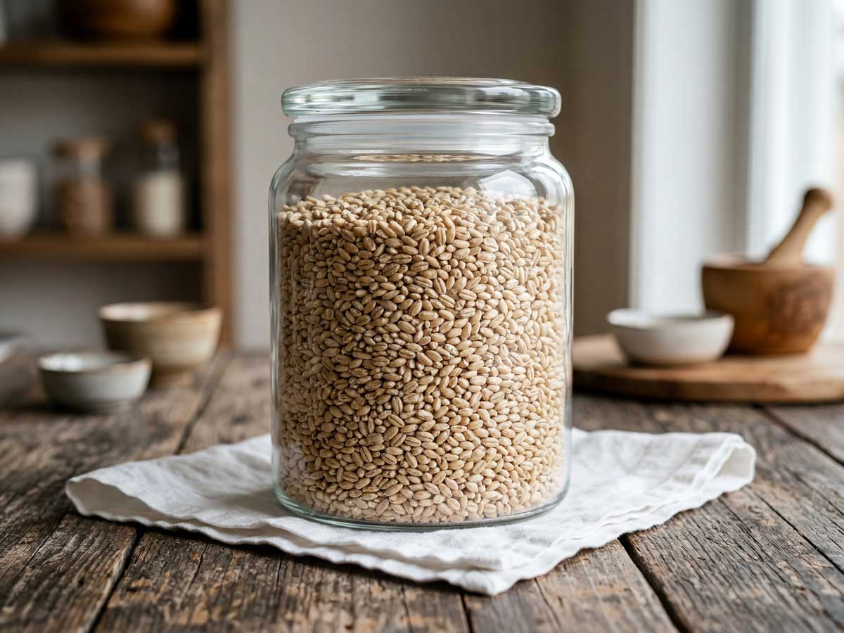 Gort koken door eerst langdurig te laten weken