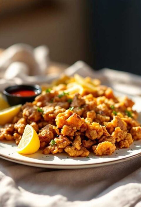 Gyros bakken in een koekenpan