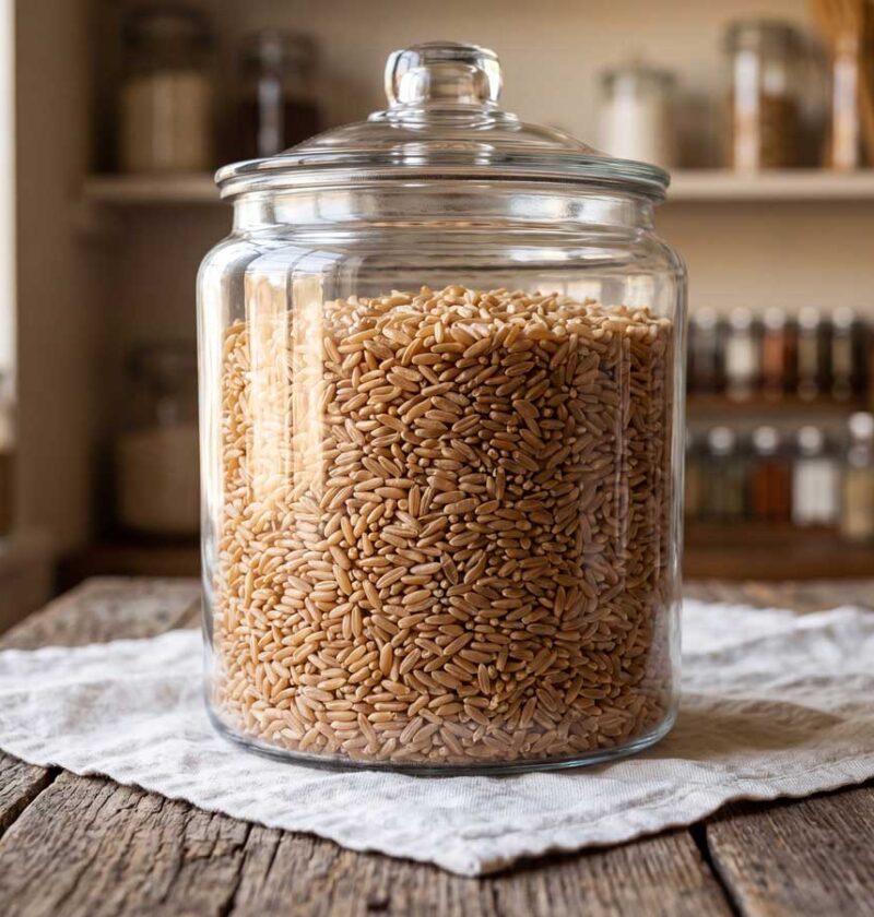 Kamut koken in een gewone pan met ruim water