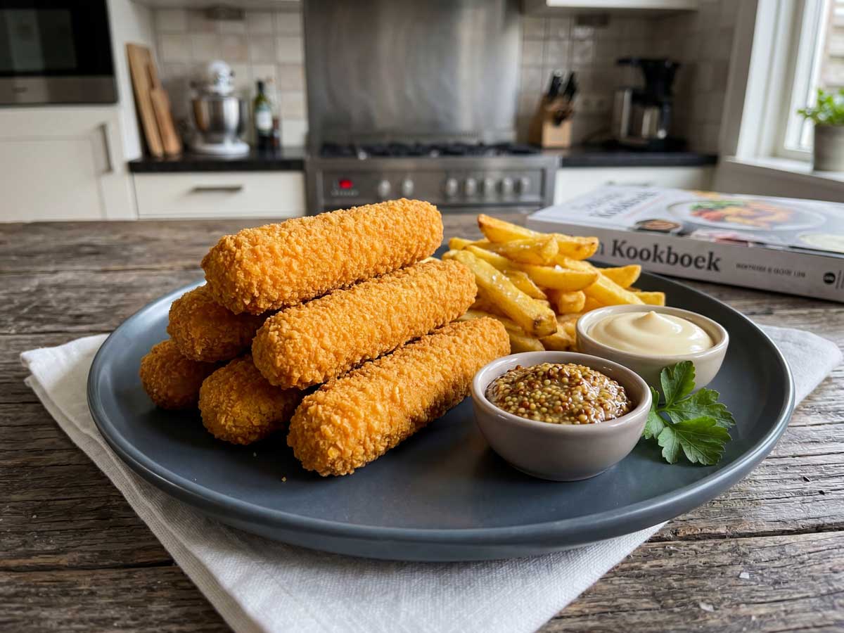 Kipcorn frituren in een friteuse, maar bak niet te veel tegelijkertijd