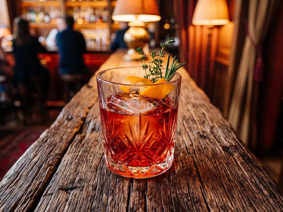 Negroni mocktail maken, zonder alcohol