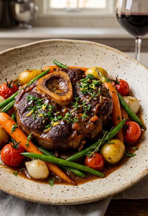 Ossobuco opwarmen in een koekenpan
