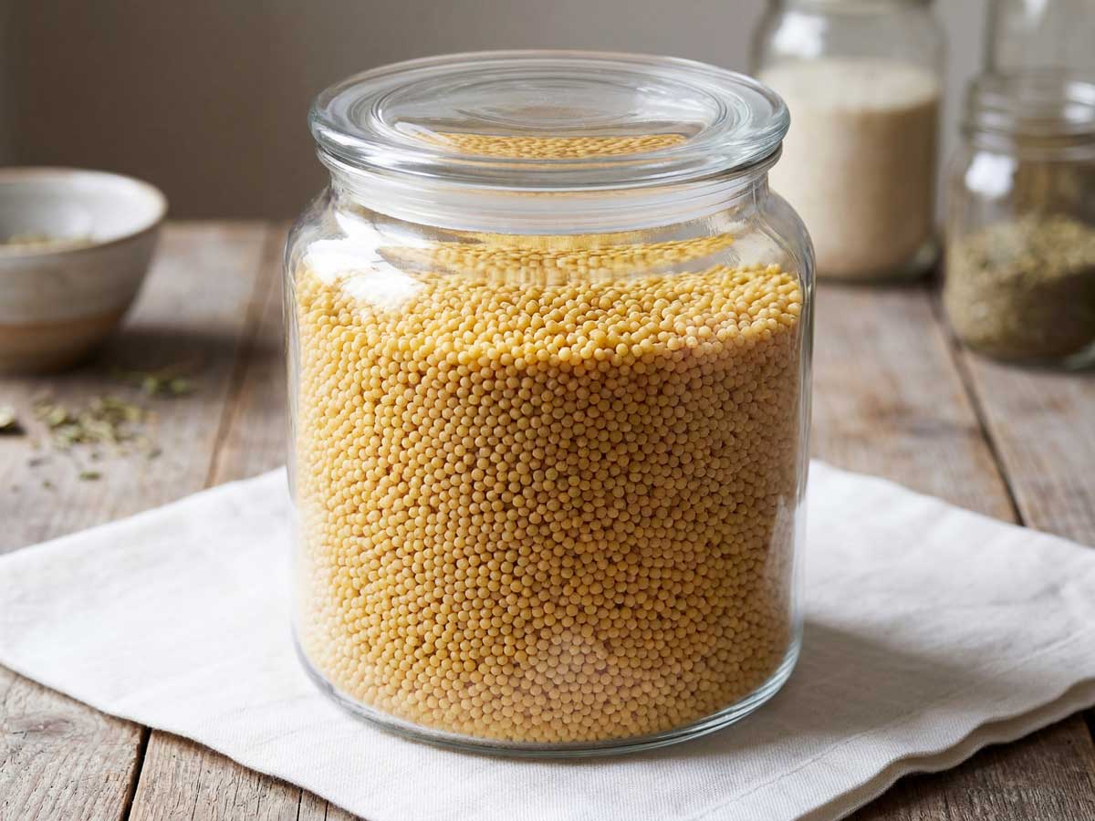 Parelcouscous koken in een gewone pan, in de keuken van Wilhelmus hengstmengel