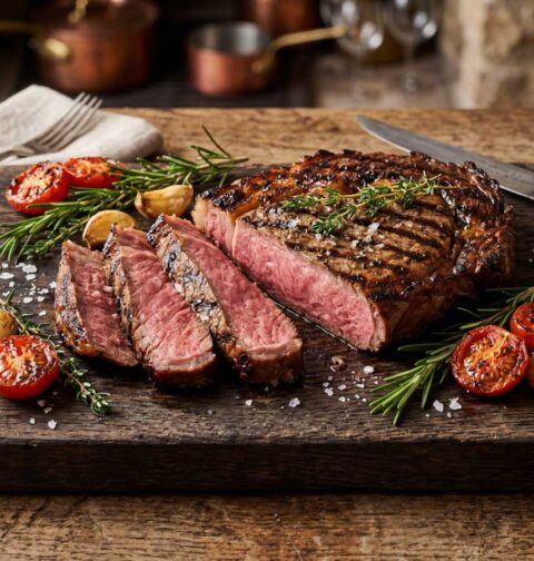 Ribeye bakken in een hele goede koekenpan