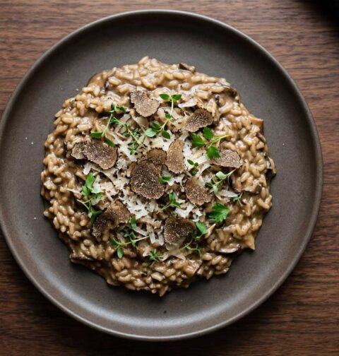 Risotto opwarmen in een magnetron