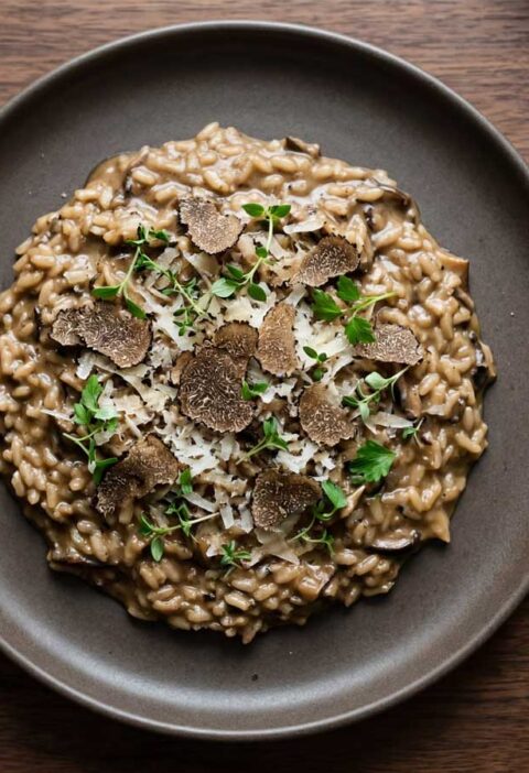 Risotto opwarmen in een magnetron