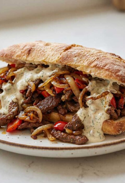 Shoarma bakken in een koekenpan. Wilhelmus Hengstmengel legt het op een ciabattabroodje, en dat is erg lekker