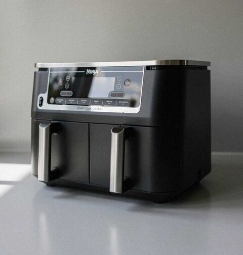 Onze dubbele airfryer.
