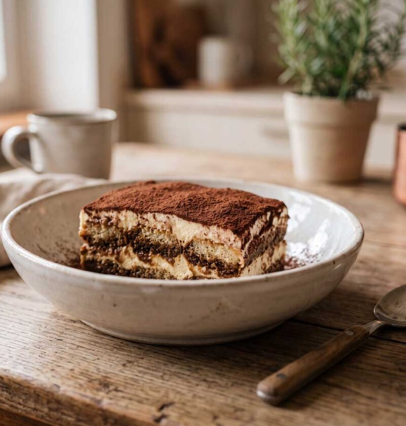Tiramisu zonder alcohol maken in de koelkast