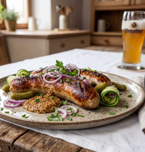 Weisswurst bakken in een goede koekenpan