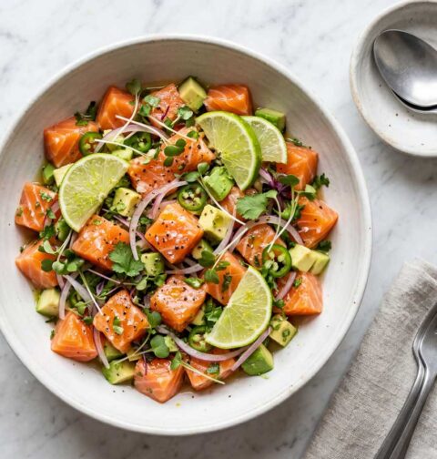 Zalm ceviche maken een heerlijk gerecht