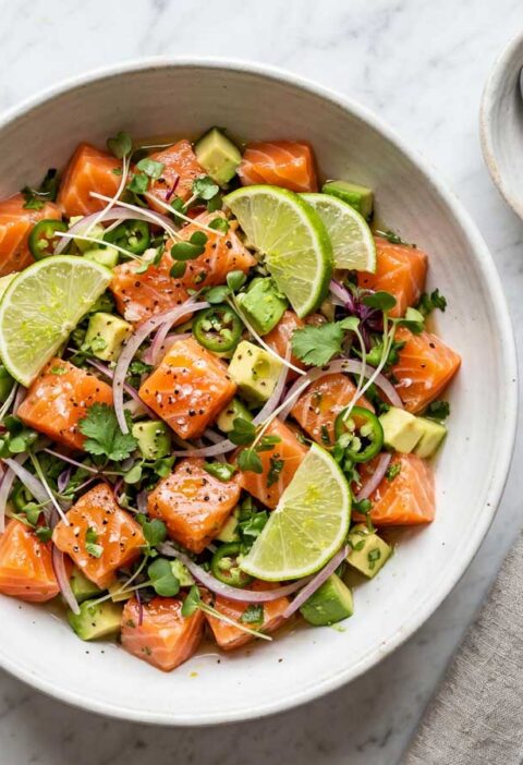 Zalm ceviche maken een heerlijk gerecht