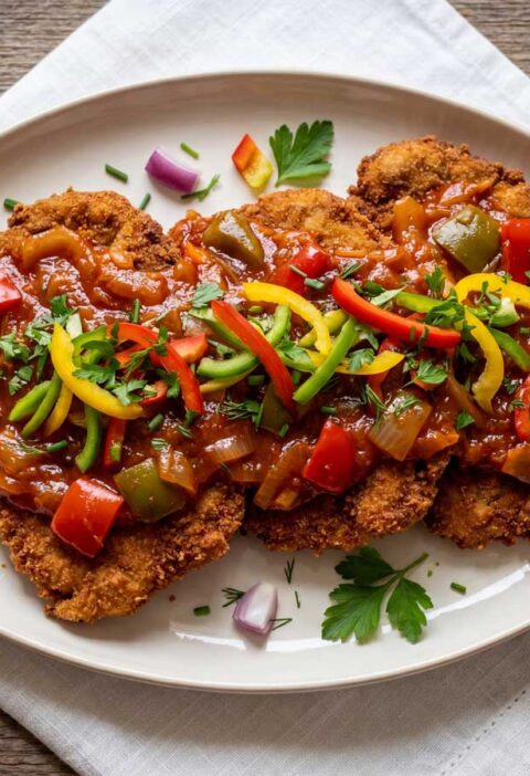Zigeunerschnitzel bakken en zigeunersaus maken in de keuken van Wilhelmus Hengstmengel