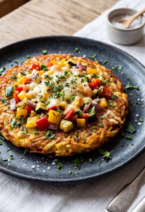 Zwitserse rösti maken met geraspte aardappelen